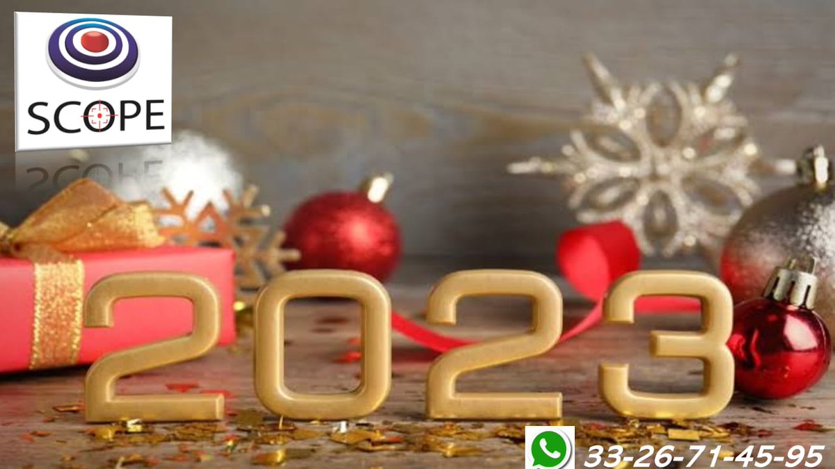 MKT_SCOPE's tweet photo. SCOPE te desea que el año nuevo multiplique tu capacidad de soñar 👌🎯🤝

#AnoNuevo2023 , #AmorDeFamilia , #MarketingDigital , #2023NewYear https://t.co/Iloeoue1Dh