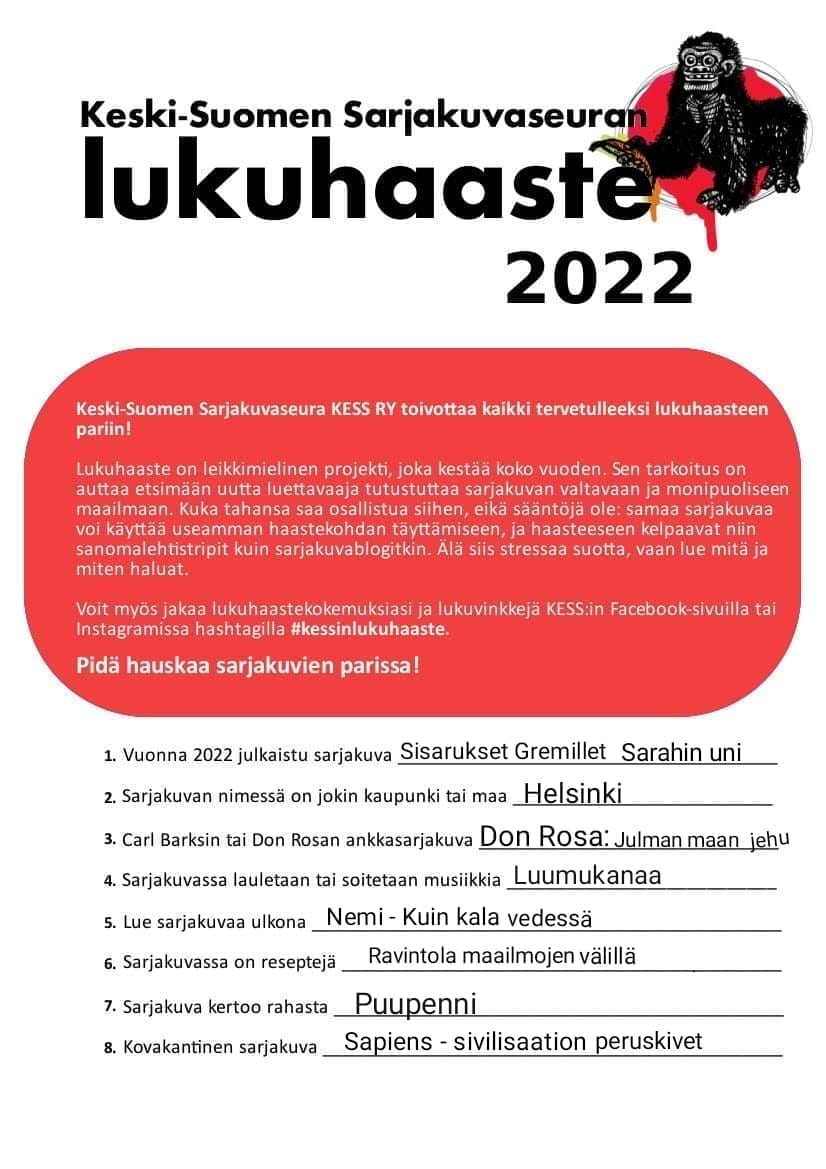 Hn_na's tweet photo. Jee, jee, valmista tuli! 🥳#sarjishaaste #sarjakuvat #kessry

Yksi kohta jäi suorittamatta, mutta ollaan siitä ihan hyshys, koska nyt ei enää jaksa tällaisia veren maku suussa kirittää.

Hyvää uuttavuotta kaikille! https://t.co/GjPVUVVpQS