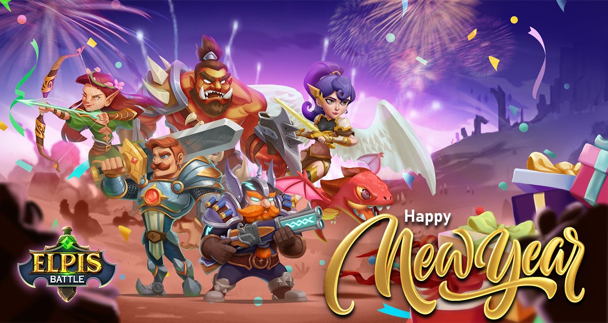 🎆Happy New Year Elpisers! Thank you to our amazing Elpis Battle community for sticking with us through a tough year. Your support means everything to us and we can't wait to continue bringing you the best gaming experience in 2023. Happy New Year 🍾