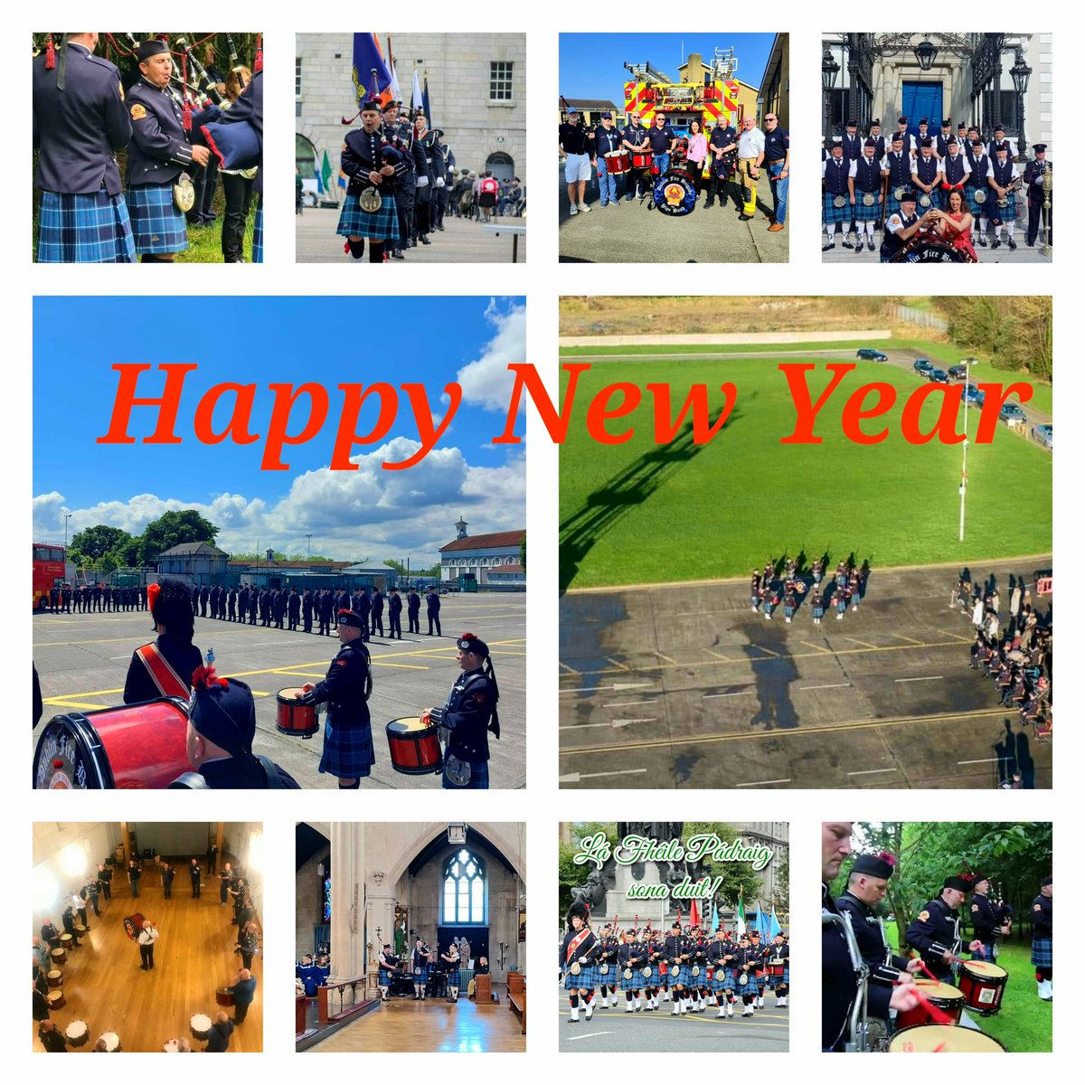 Dublin Fire Brigade Pipe Band tweet media