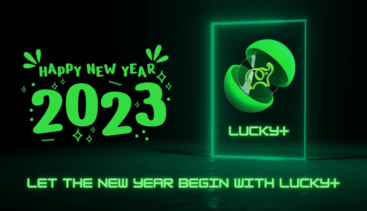 Happy New Year 2023🐰🐘💚✨ And Thank You, every LuckyBuilder!!! #HappyNewYear