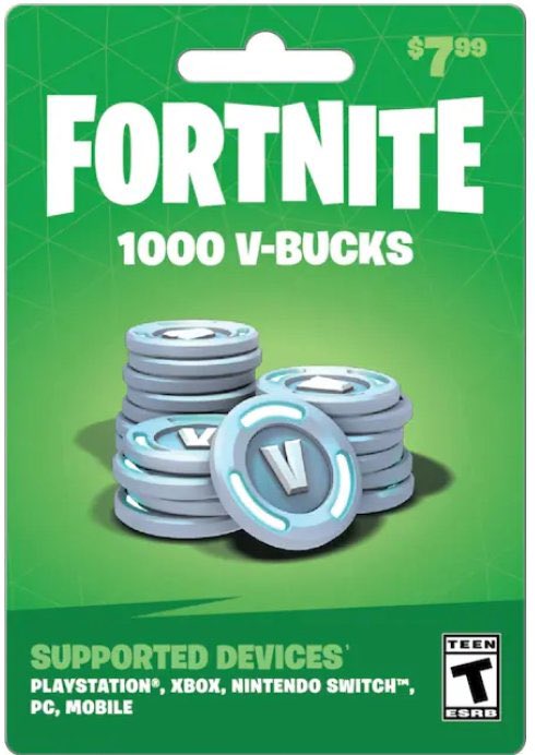 Like + RT tag a friend for a chance for 1k vbucks ends next year