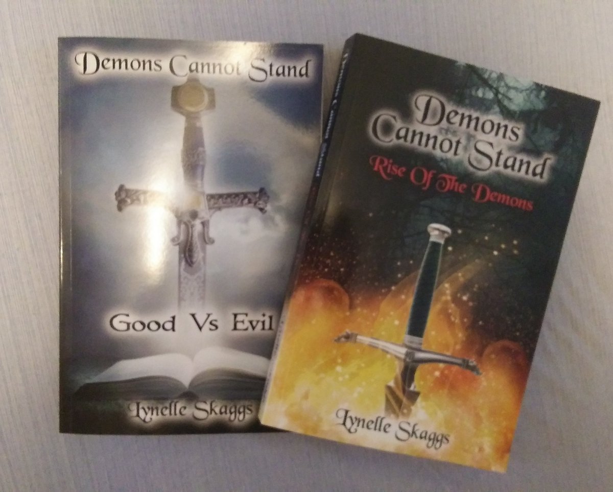 Skaggsl2017's tweet photo. Check out #DemonsCannotStand Books 1 & 2 @Amazon through #kindle and #paperback #chrisfic #fantasy #horror #demons #angels #GoodVsEvil https://t.co/ogEjZz2qII