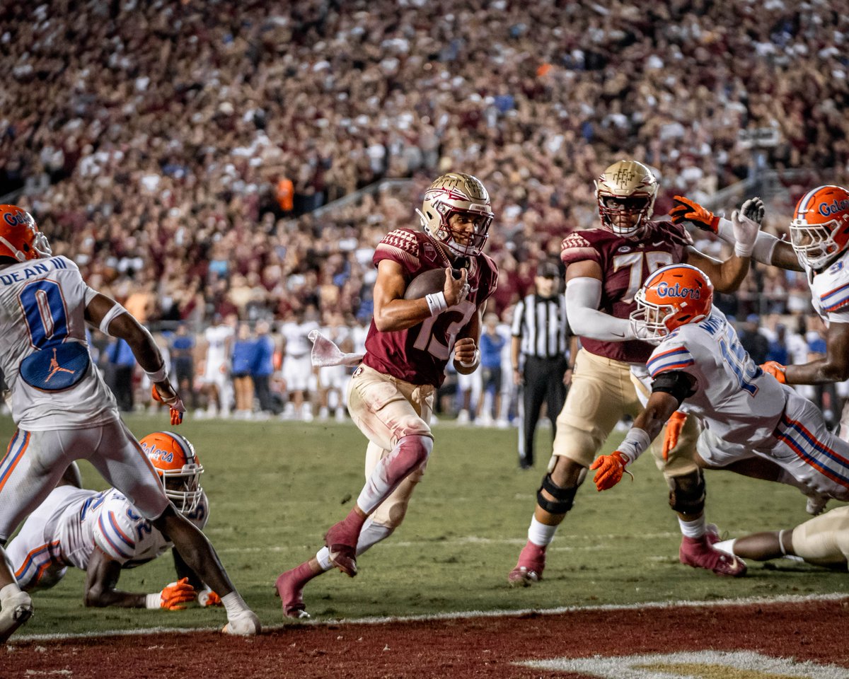 Seminoles's tweet photo. 𝑻𝒉𝒆 𝑩𝑹𝑨𝑵𝑫 𝒊𝒔 𝑺𝑻𝑹𝑶𝑵𝑮 🍢

▪️ vs. LSU: 3rd most viewed opening Sunday game ever.

▪️ at Louisville: ESPN's 2nd-most watched Friday game since 2018.

▪️ vs. UF: Most watched Friday game on ABC since 2005.

▪️ vs. Oklahoma: Most watched bowl game this year.

#OneTribe https://t.co/XYnF6h2znt