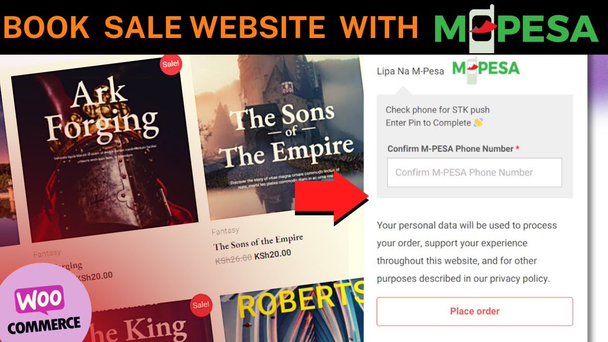 fortunethedev1's tweet photo. Build Your Own Online Bookstore with WordPress and Mpesa Integration – In this tutorial, we'll show you how to set up a fully-functioning book selling website using WordPress and Mpesa integration. With this powerful combination, y... https://t.co/O13cdEVKvi https://t.co/qPujPFZWS7
