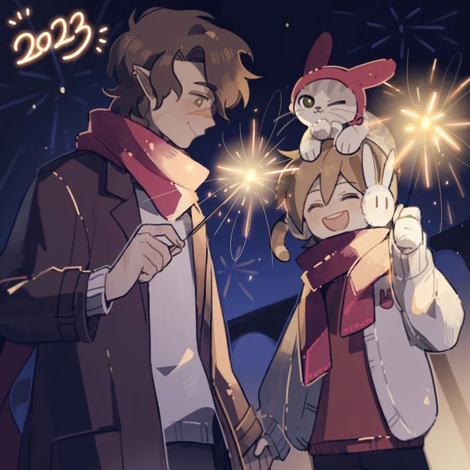 HAPPY NEW YEAR!#desertduofanart 
