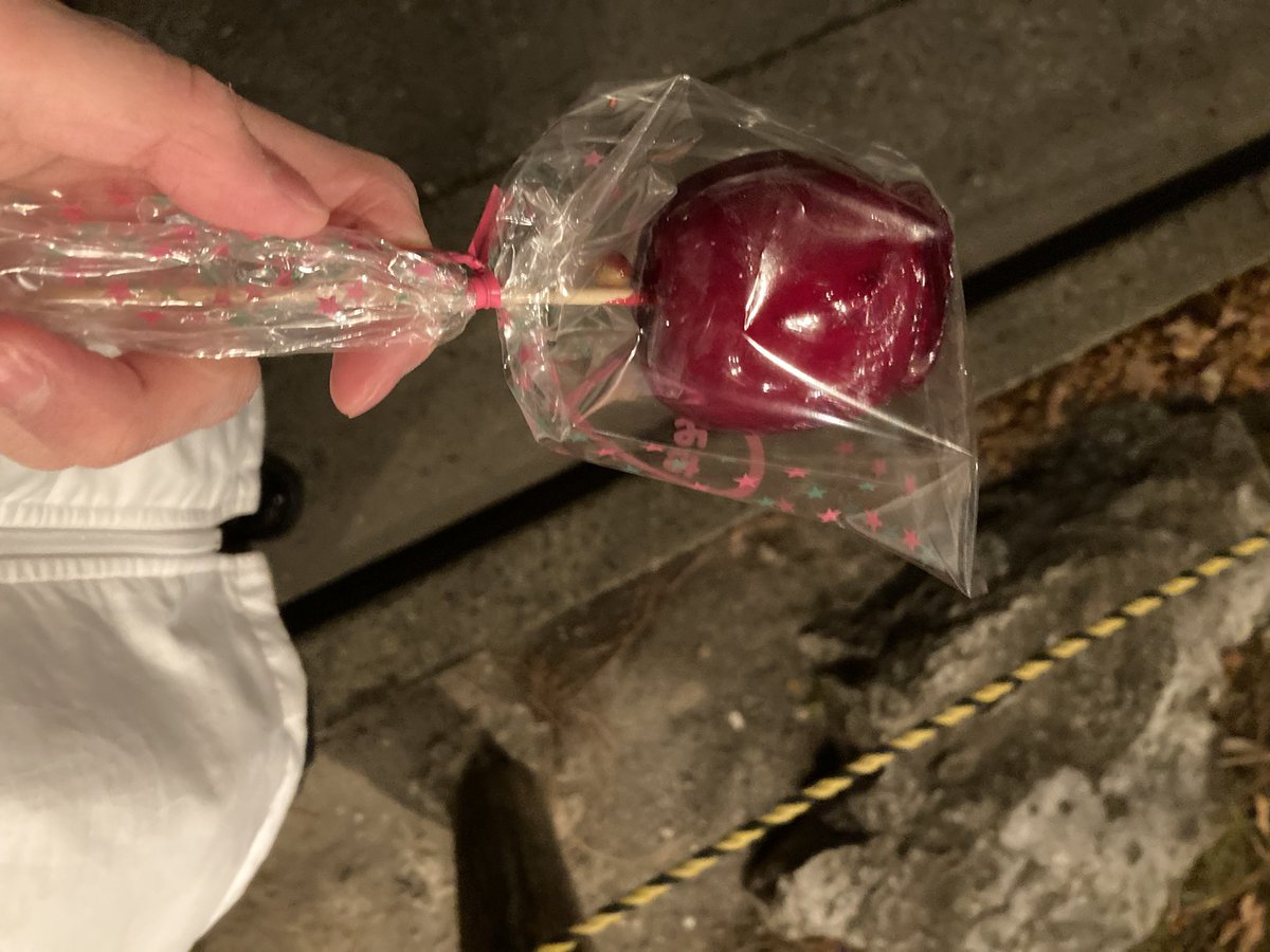 _ame_0_'s tweet photo. あけおめ
りんご飴とチョコバナナ食ってきた https://t.co/CyyLkU3tGT