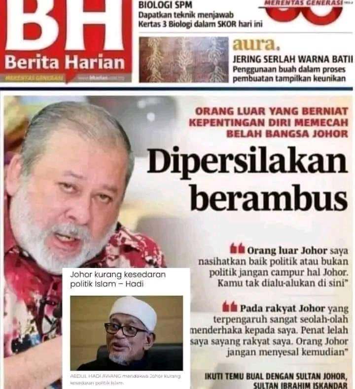 lady_bugg11's tweet photo. Jangan nanti diharamkan masuk Johor pulak 😌 https://t.co/6vCE21Gzwl