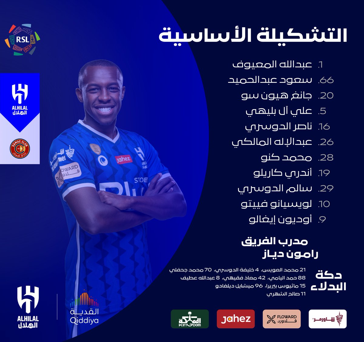 Alhilal_FC's tweet photo. 📋 هُنـا قائمة #كبير_آسيا في لقاء "ضمك" ⚽️💙

#الهلال_ضمك https://t.co/CEE1lxlvKV
