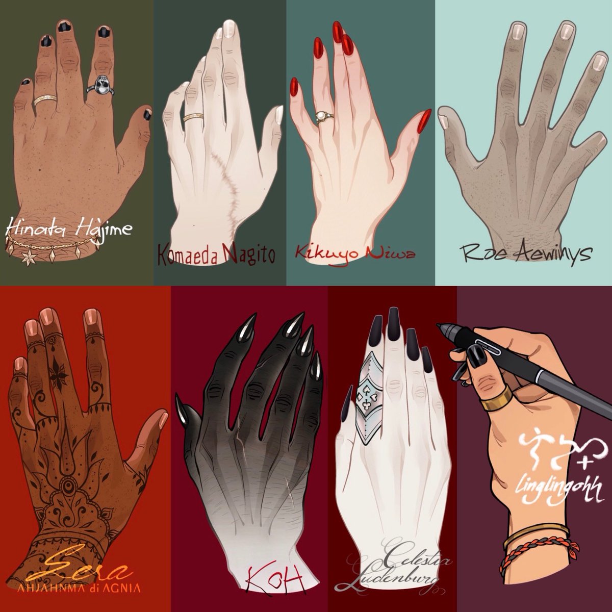 t0ytle's tweet photo. my most recent hand comm batch + updated commission sheet!
#commissionsopen #handcanon https://t.co/2WgdWv3XaT