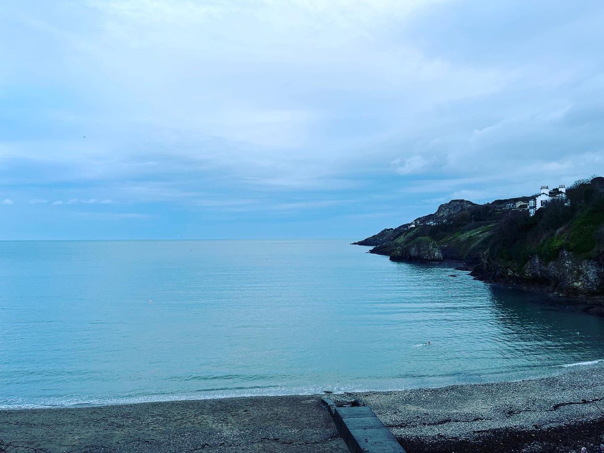 Swim 213/365…My heart was hammering: sometimes I frighten myself with the thought of the cold! #AYearInTheDrink #365Swims #31stDecember #NewYearsEve #7MinuteSwim #BalscaddenBay #Howth #LobsterTan #63650mIn213Swims @outdoorswimming @LoveFingalDub @VisitHowth_