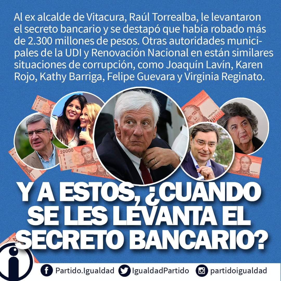 andres20ad's tweet photo. ¿La derecha hablando de delincuentes? Estos son delincuentes:

Barriga: 31 mil millones
Reginato: 100 mil millones
Lavín: 14 mil millones
Carter: 20 mil millones
Torrealba: 2 mil millones
Zahri: 176 millones
Alessandri: 41 mil millones

La derecha sí que sabe de delincuencia https://t.co/UJc54km7Wa