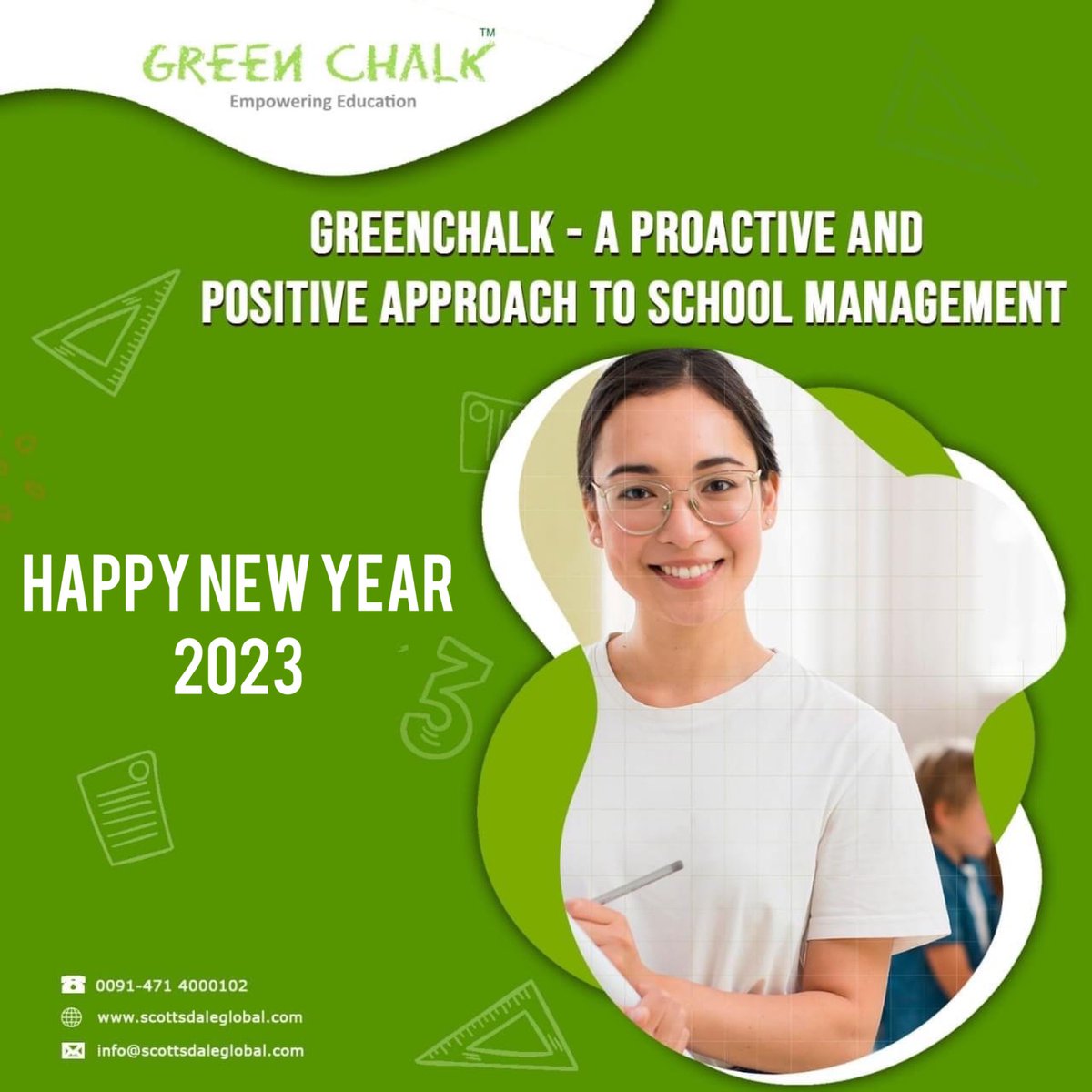 green_chalk's tweet photo. Happy New Year 2023
#HappyNewYear #greenchalk #schoolerp https://t.co/8LeCJxcXRT
