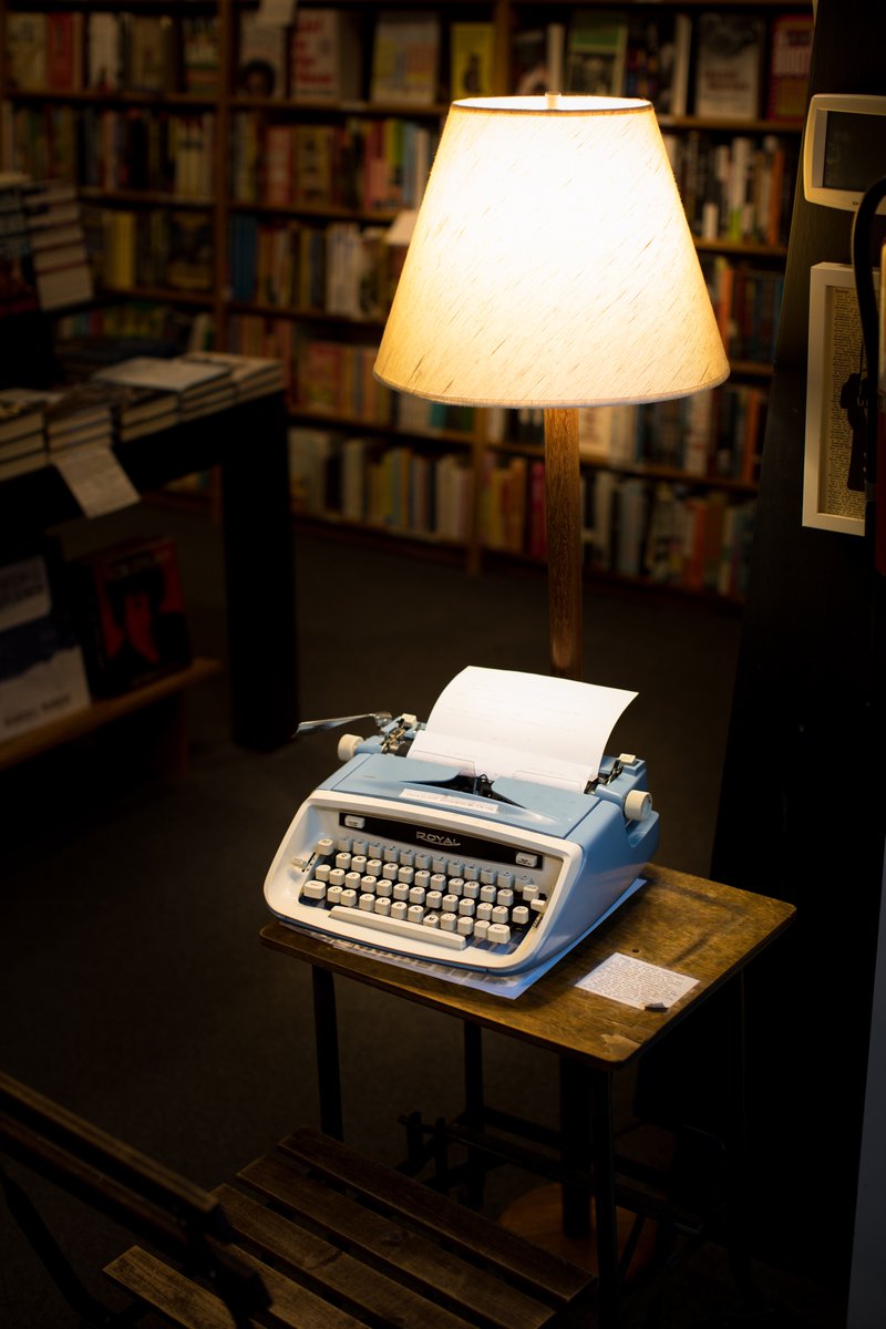 'your life is a story write the best story you can turn the pages slow' -Note left on our typewriter. We're closing today at 6pm, and we're closed tomorrow for New Year's. Wishing you a safe and content next chapter in 2023.