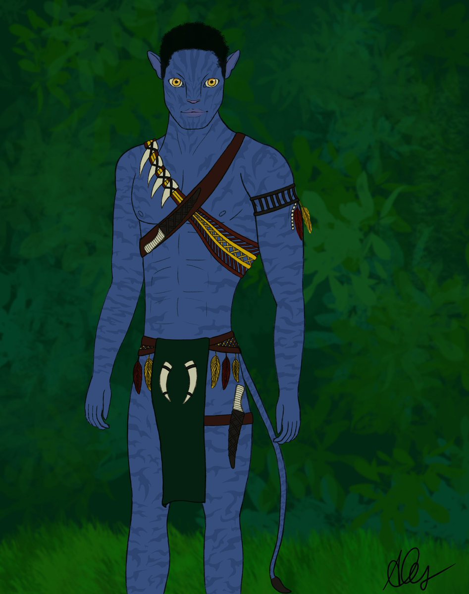 AlexTriesToArt's tweet photo. Drew my partner’s Na‘vi/Avatar  OC :)
#avatar  #avatarthewayofwater #AvatarWayOfTheWater #navioc #digitalart #artmoots #oc #commissionsopen #avatar2 #procreate #ocart https://t.co/CGjXWmYZdQ