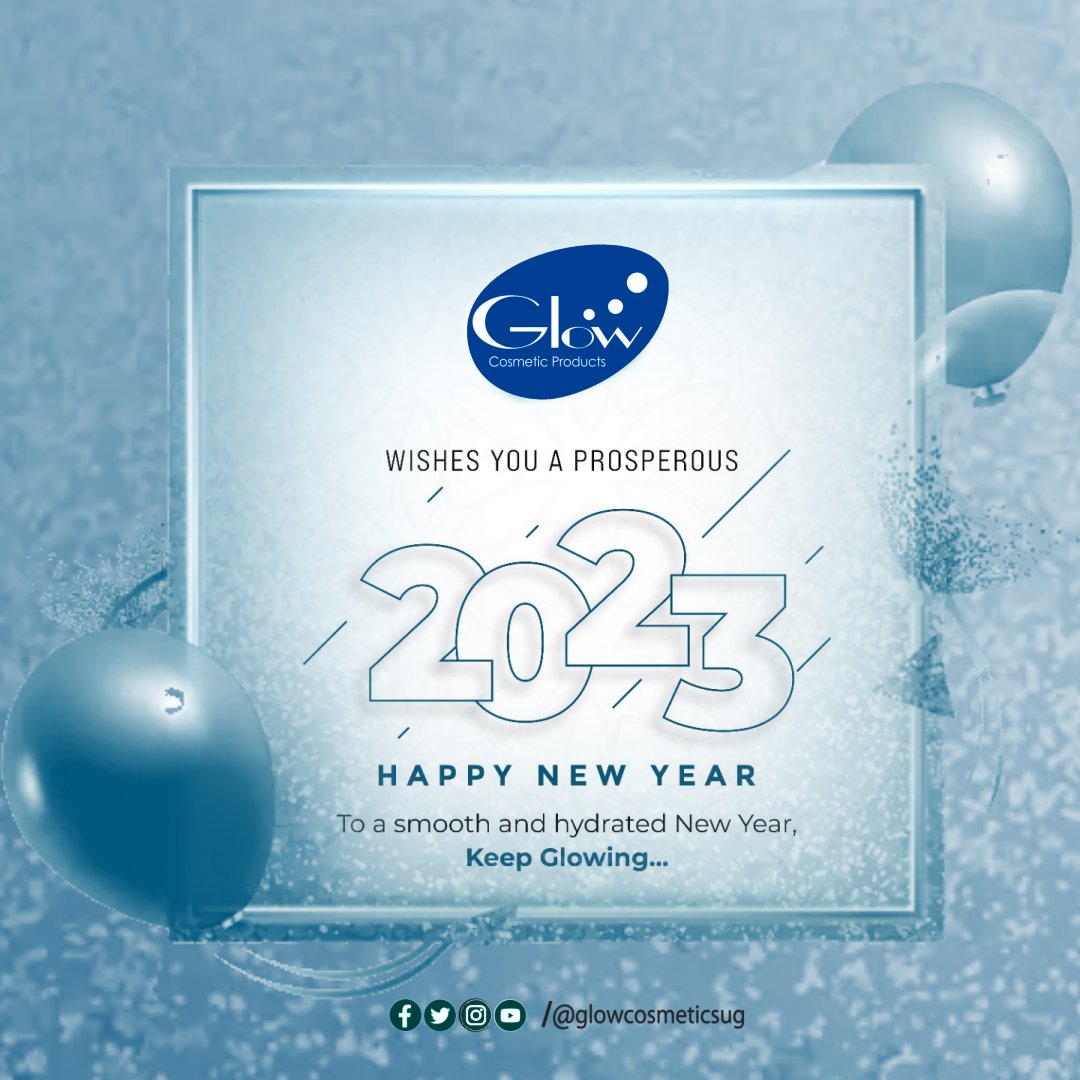 glowcosmeticsug's tweet photo. Time to put that 2022 texture behind and pry open a smooth and hydrated 2023. Here's to a smooth and hydrated New Year😍🍾.

#happynewyear #newyeargreetings #glowcosmeticsug https://t.co/wt6aEgOMze