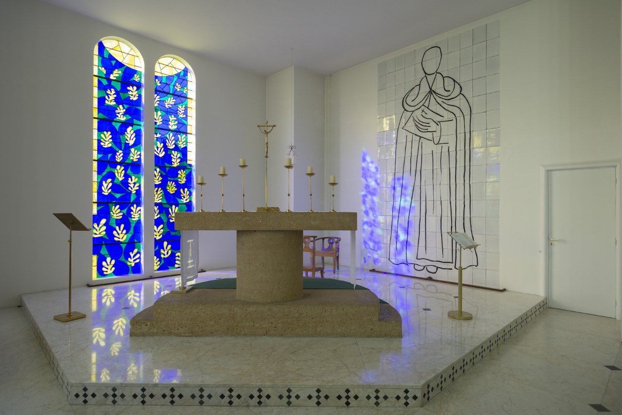 Herhaal Overtreding insluiten Buki Fatona on Twitter: "Happy birthday Henri Matisse (born otd 1869).  Among his final works are these beautiful 'Tree of Life' windows and tiling  (depicting Saint Dominic) in Chapelle du Rosaire de
