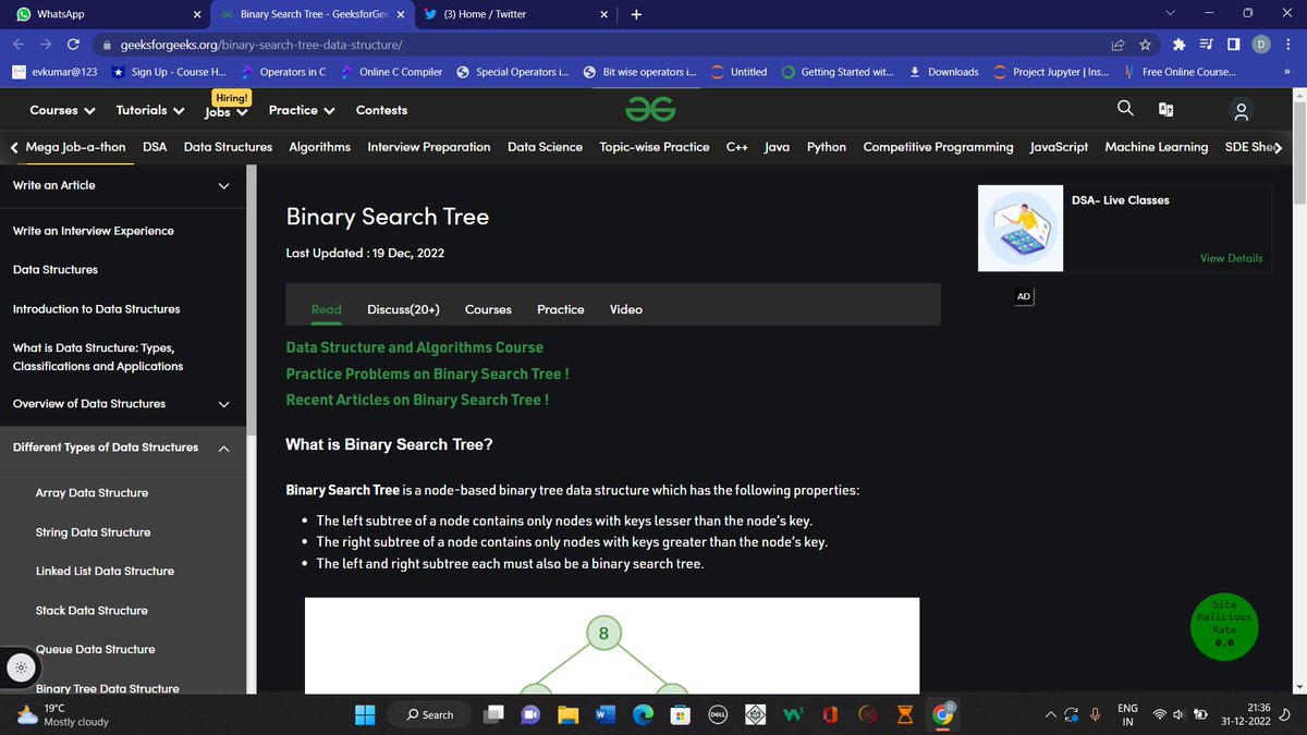 devkumar_biswas's tweet photo. @acmdypiemr #day20 #Binary_search_Tree https://t.co/gQhsFBGiJj