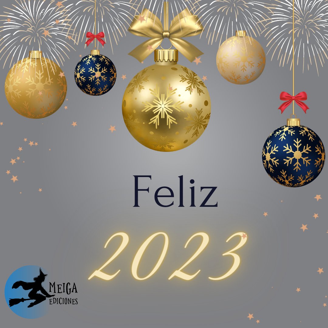 MeigaEdiciones's tweet image. Gracias a todos por vuestro apoyo en este año que tiene las horas contadas 🥰
Desde Meiga Ediciones os deseamos un feliz y tranquila entrada de 2023, que este año que entra cumpláis todas vuestras metas y que nos acompañéis en nuestras aventuras 😉
A por otro año 🥳🥳🥳