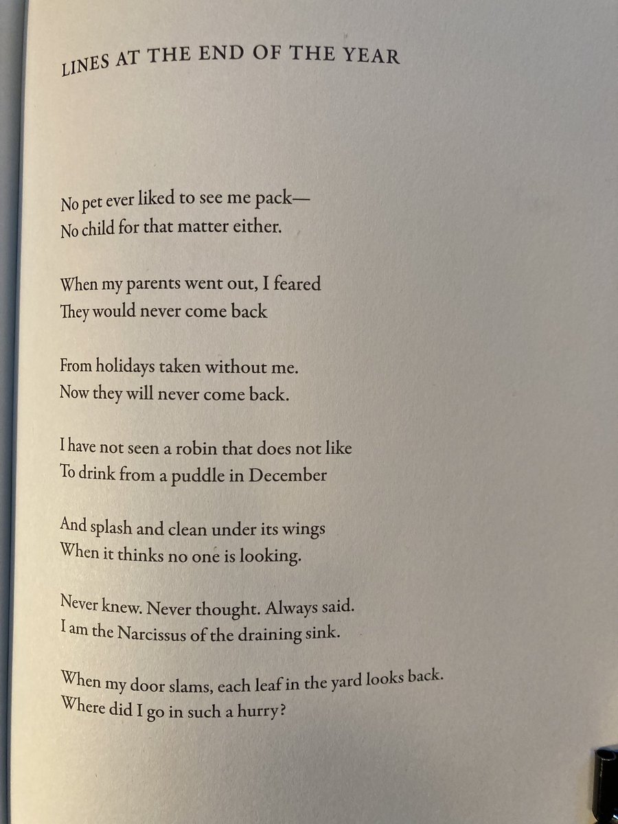 StuartDischell's tweet photo. Lines at the End of the Year from The Lookout Man @UChicagoPress #poetry #poems #stuartdischell #thelookoutman #books #poets https://t.co/HTpJWANVQw