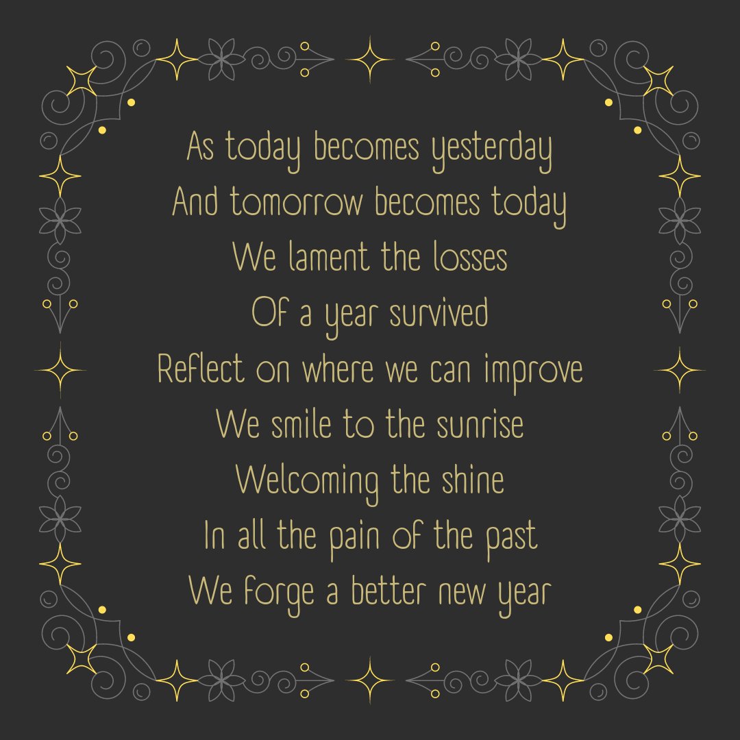 thisisartunion's tweet photo. Happy New Year! We've drawn, sang, and written this year away. We're looking forward to another year of fantastic creations!

Join us at https://t.co/jwc2D6sxa3 if you haven't yet for tutorials, community, commissions, and more!

Poem by @SinSkelley
#newyear #year #thisisartunion https://t.co/jWKAEQdtiT