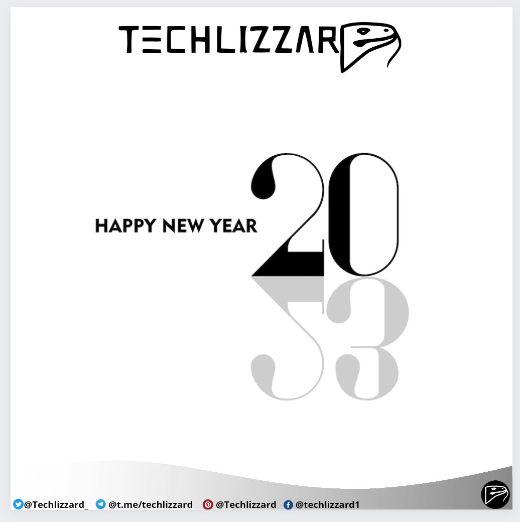 Happy New Year 2023

#techlizzard #HappyNewYear2023