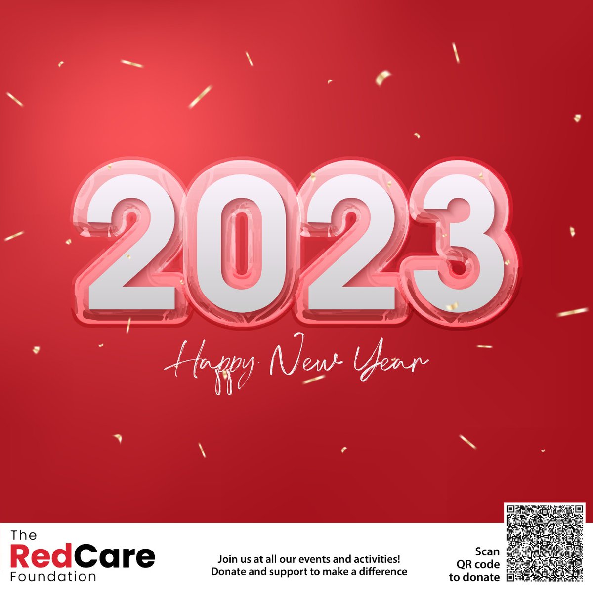 The beginning of the year sets the tone of its run. Let's spend this New Year spreading joy, happiness, confidence, courage and wings to our dreams!
Happy New Year 2023. 
 #theredcarefoundation #redcare #newyear #newyear2023 #happynewyear #menstruationmatters #equity #equality