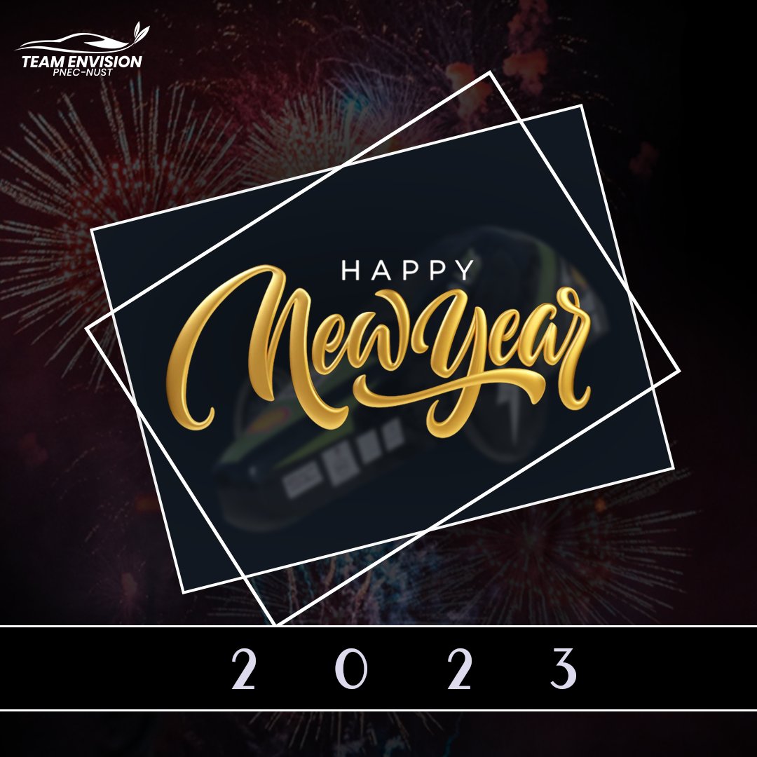 TeamPNEC's tweet photo. @TeamPNEC  is wishing you all a very Happy New Year ahead. 

#newyear2023 #HappyNewYear #happy  #newyearresolution #newyear #newchallenge #future #Pakistan #team #hardwork #TeamNUST  #shellecomarathon #ShellEcoMarathonAsia #shellecomarathonasia2023 https://t.co/HqLFRnmXym