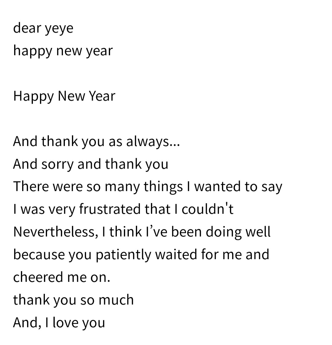 Syjphfanbase's tweet image. [ 2023.01.01 ] Our actress' New Year's message to Yeyes ❤🎊🥂🥂 #SEOYEAJI

Cr: Yeajiyechan Fancafe