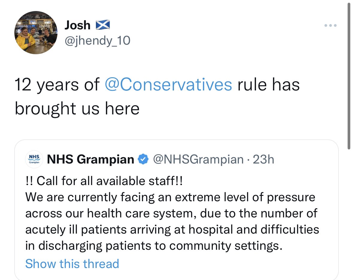 cunning_chops's tweet image. If ever you wanted evidence that education standards in Scotland are slipping, ultra Nat Josh doesn’t realise that health is devolved to the Scottish Nationalist Party 😂😂 #DumbNat #ResignSturgeon #SackHumza #ResignYousaf #indyref2 #YouYesYet #PretendyRef