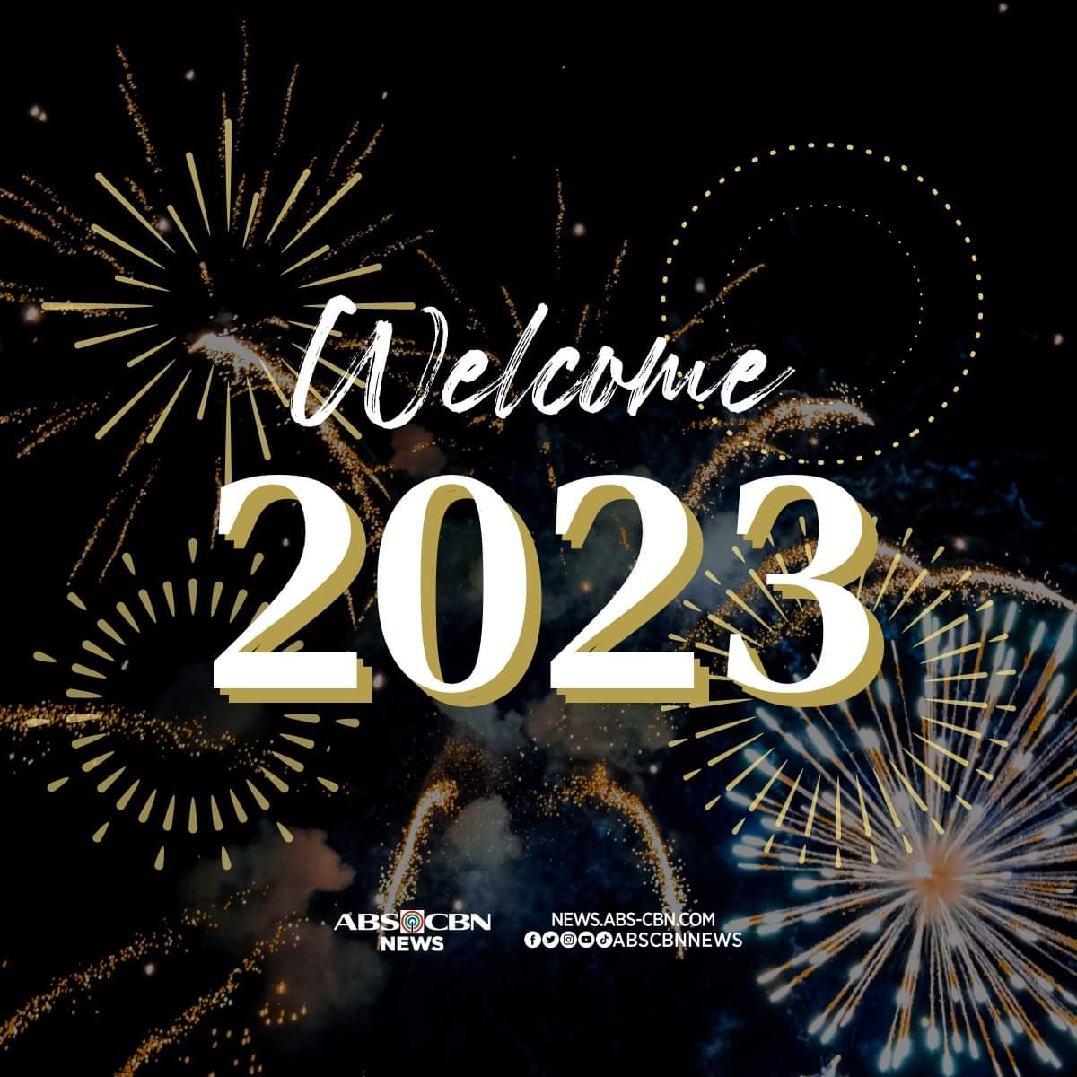 ABSCBNpr's tweet photo. Happy New Year, Kapamilya! ❤️💚💙 https://t.co/0XF12d85Xq
