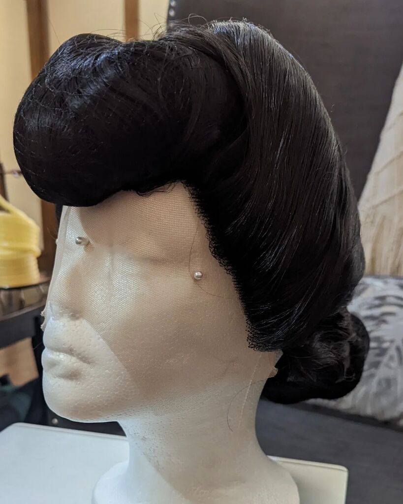 I finally finished this wig in the Bladerunner Rachel style for my dear friend, @aliceivesofficial ! I am still learning and perfecting my wig styling techniques but I'm pretty happy with her! I am trying out a few methods to keep the styles intact once… instagr.am/p/Cm1qwM1ufUK/