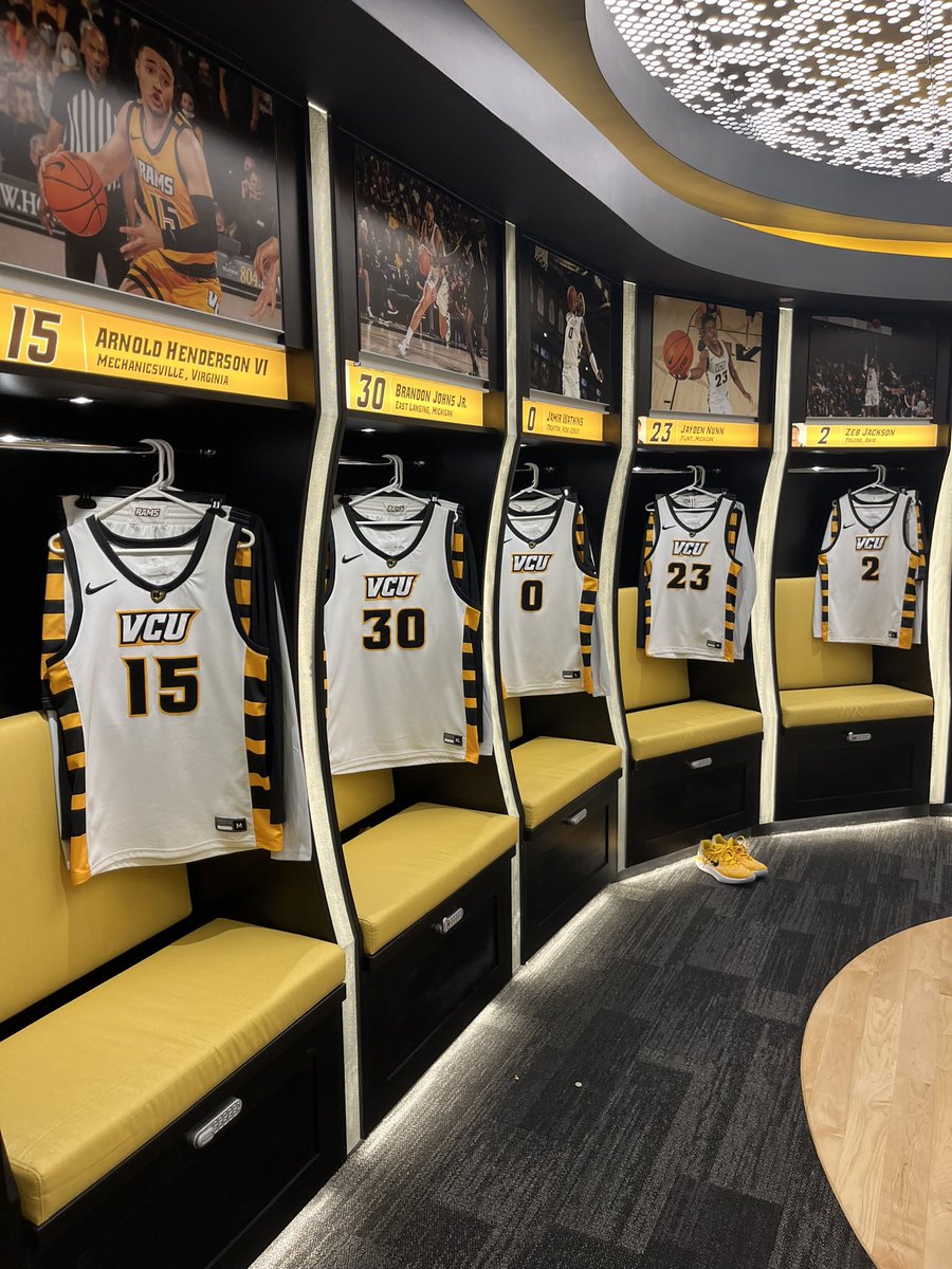 Last locker room set up of 2022!! #LetsGoVCU