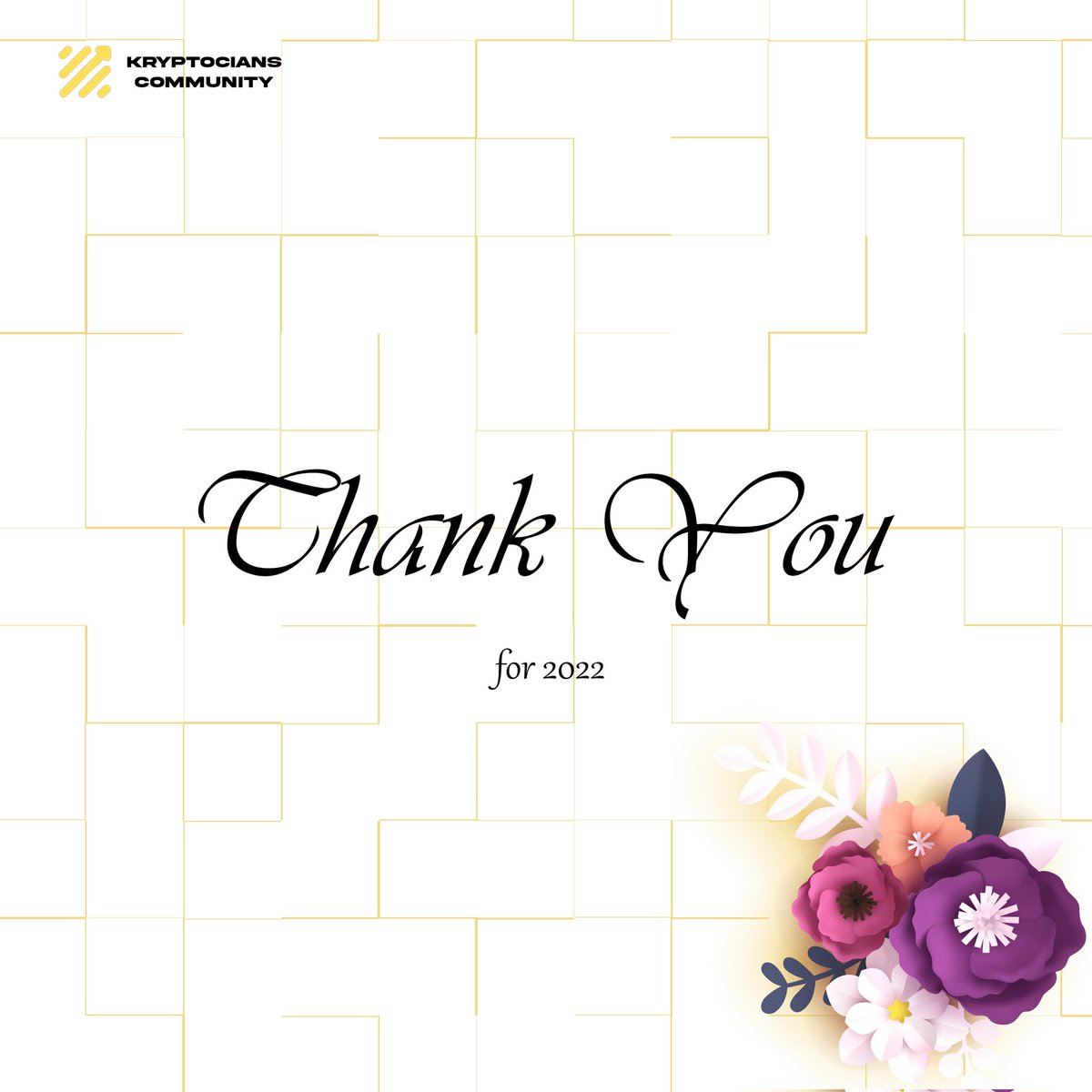 kryptocians's tweet photo. 2022, What a year!
Reflecting on this year, we realised how far we've come and we're grateful for the community we've built so far.
Thank you for being a part of this community❤️.
In 2023, We looking forward to growing by learning and earning more, together!
#BallingSeason😌 https://t.co/B4VbgJN9qT