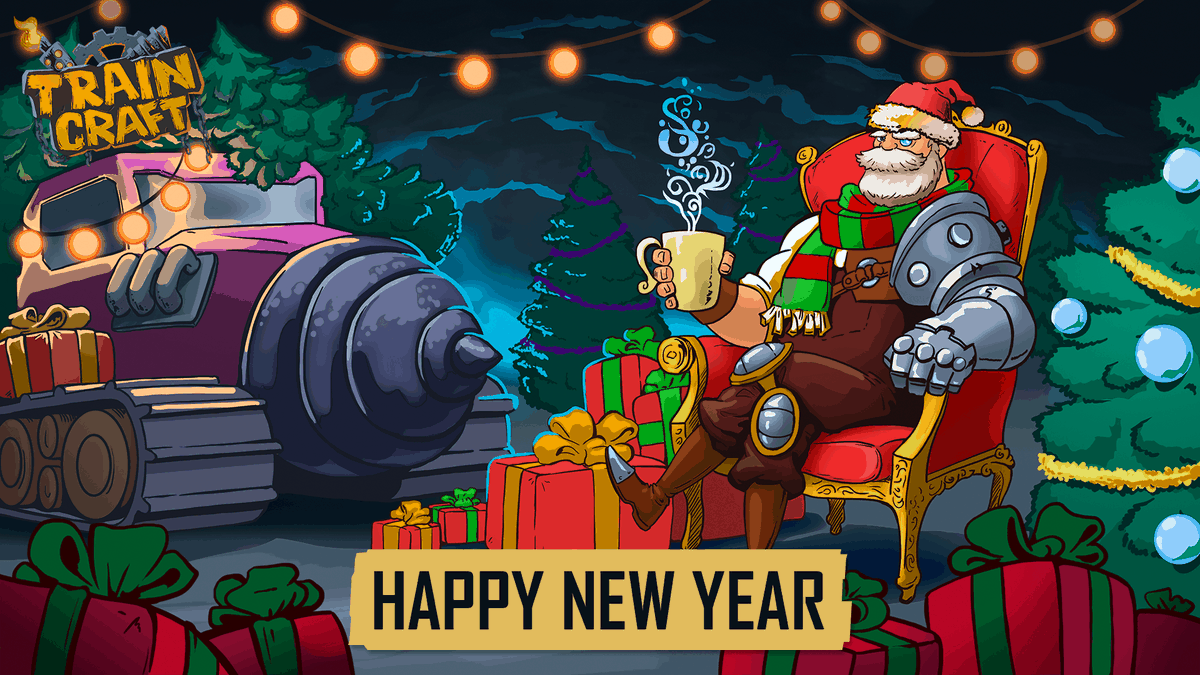 👋 Hey Miners!
Our team wishes you all a Merry Christmas and a Happy New Year! 🎅 
We hope the next year will bring you so much exciting discoveries, just like our game 🤩 

Thank you for your support, see you in 2023! 🧡

#NFT #traincraft #traincraftgame #P2E