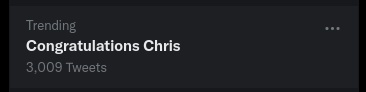ChrisShadowens's tweet photo. Uhhh...thanks? 🤷 #CongratulationsChris https://t.co/luUZeonZJM