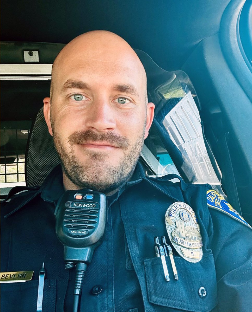 Scott Severn has been a Police Officer for over 11 years and is an EMT. Scott is a licensed pilot and enjoys riding horses.
#calpoly #calpolySLO #behindthebadge