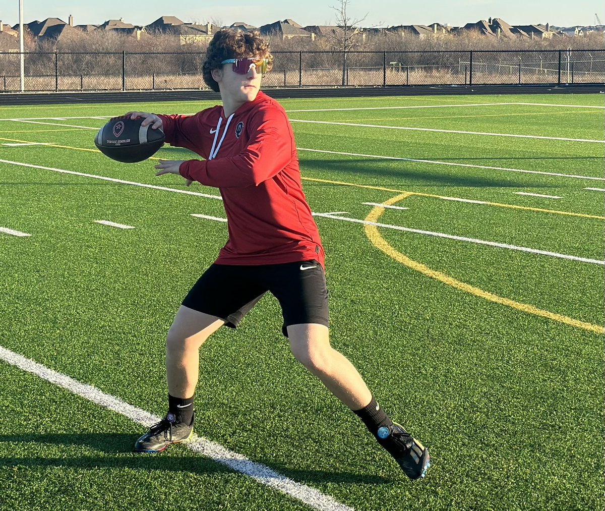 Levi_McAbee's tweet image. 8am throwing with my guy @trevor_knight9 to finish off 2022💪🏻 Thank you for making me better today 

“You gotta trust your guy to beat the leverage.”

#nolaces #quickgame 

@QBC_DFW @FootballMelissa @jruss_16 @TGurley81 @Marchen44 @ScottRapp17 @TexasICE7v7 @QBHitList