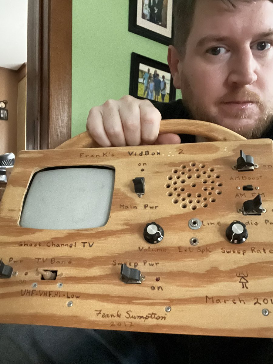 danklaes's tweet photo. Excited and humbled to be holding and adding this piece of ITC history into my collection. #franksumption #franksbox #vidbox #paranormal #GhostBox https://t.co/5Zoc8MkADJ