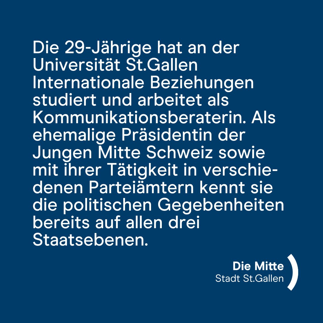Die Mitte Stadt St.Gallen tweet media