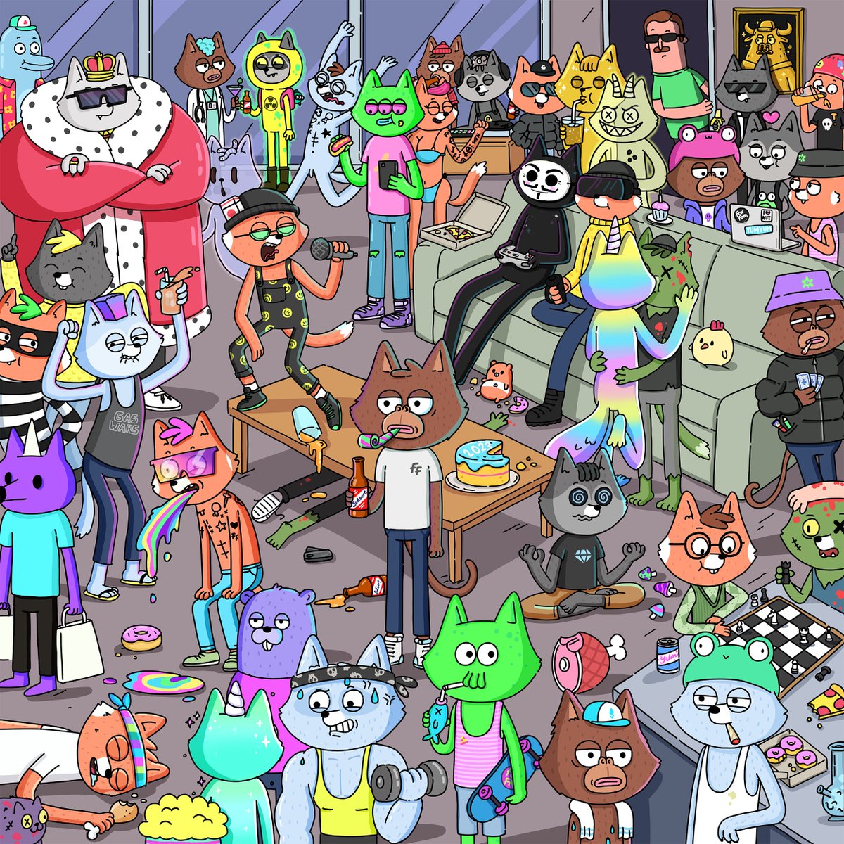 Wishing our amazing community and all digital creators and collectors a Happy New Year. Looking forward to building alongside you all throughout 2023! It's party time. LFG 💥