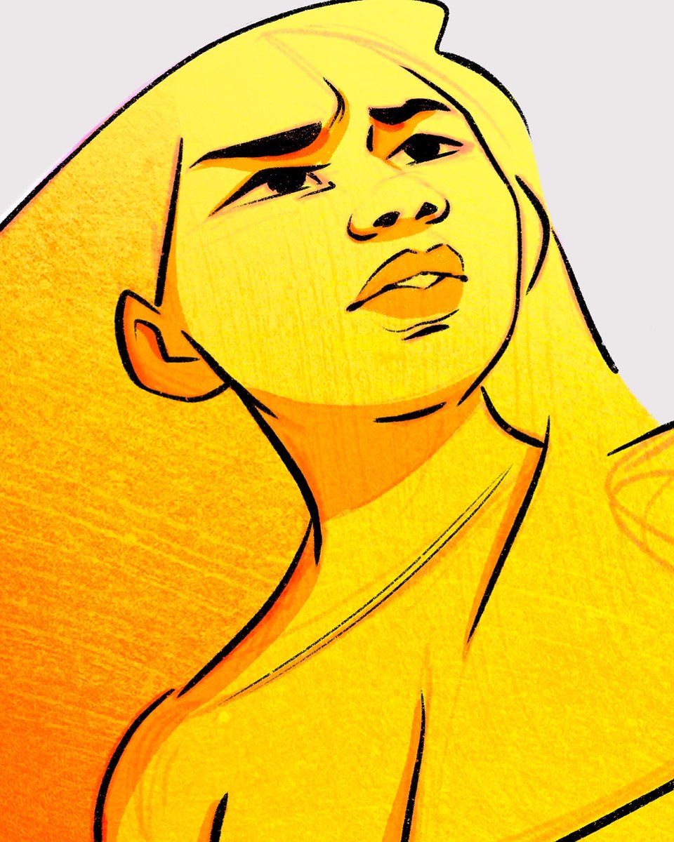 itsapplenunez's tweet photo. Haven’t drawn gold girl in a while ✨ Here’s a little doodle before the year is up! https://t.co/Kfwbj2Ru0W