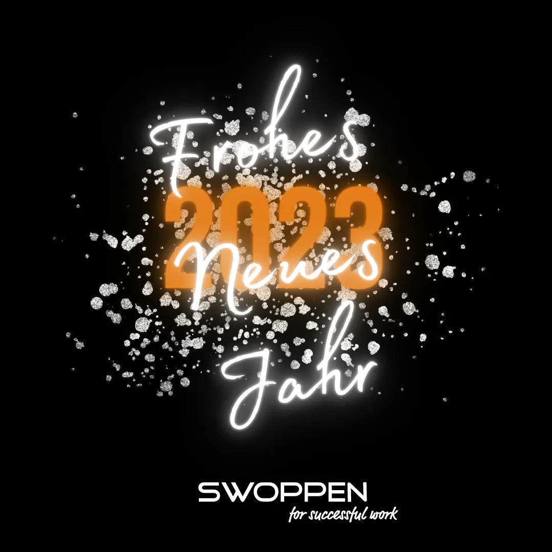 SwoppenSystems's tweet photo. Einen guten Rutsch und ein frohes neues Jahr🎊🍾🥳 wünscht euch das Team Swoppen! https://t.co/A44FLzqZ2O