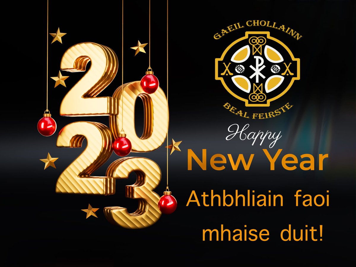 ClgColin's tweet photo. Happy New Year from Colin Gaels! #2023goals #ColinGaels โซ๐ก https://t.co/N96gfgGumB