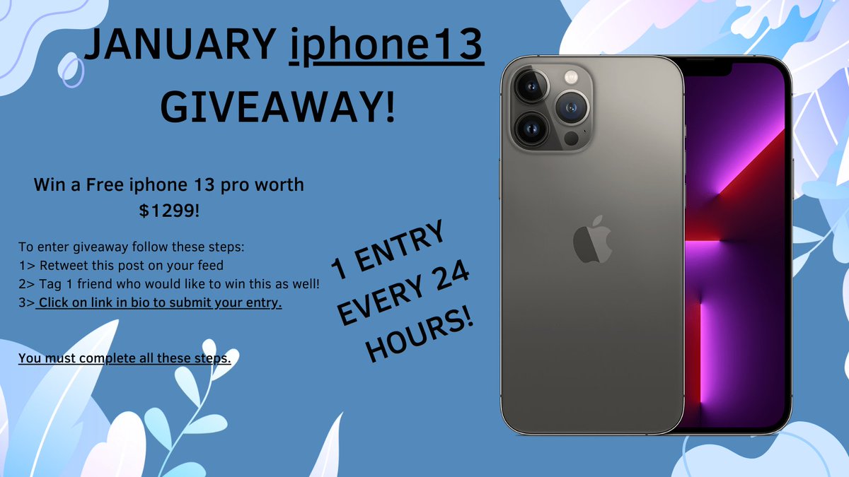 Ok voyons si je peux gagner un iphone 13 pro Pour la nouvelle année lol, bonne chance à tous!