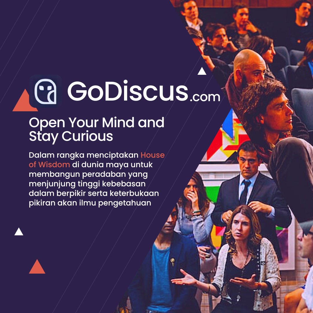 GoDiscusCom's tweet image. Keterbukaan pikiran akan ilmu pengetahuan sangat penting bagi peradaban umat manusia, untuk melahirkan berbagai gagasan baru untuk membangun masa depan. Semua orang bebas berpendapat dan berteori, Mari berdikusi dengan sehat di godiscus.com