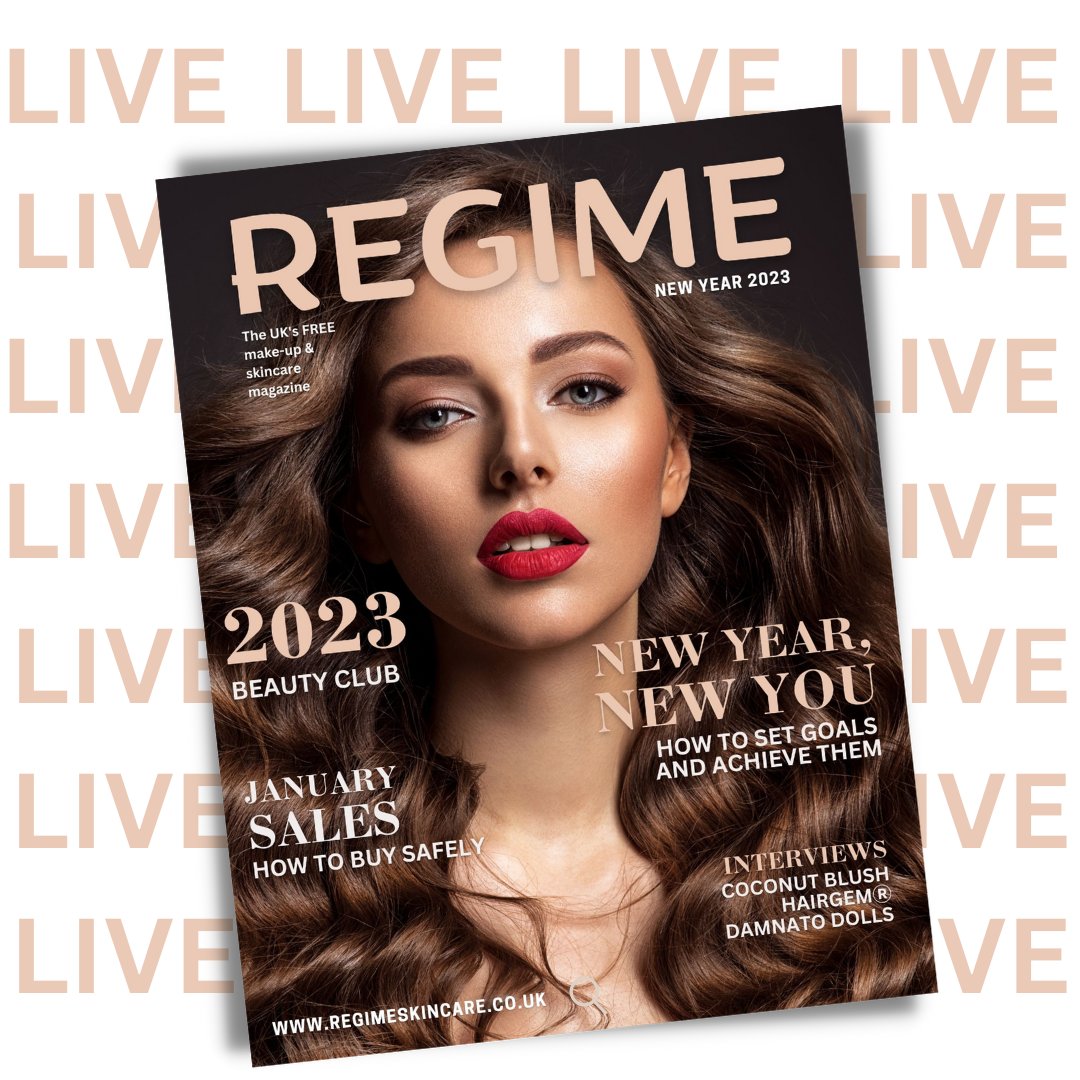 Get 2023 off to a beautiful start - with a brand new FREE issue of REGIME makeup and skincare magazine. Featuring @coconutblush, @OriginalHairgem and @DamnatoDolls. bit.ly/37EdsGm #NewYearNewMe #newyearnewyou #HappyNewYear #beauty #MHHSBD