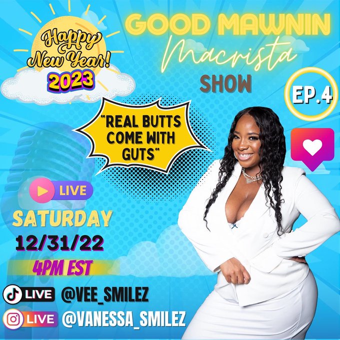 GOOD MAWNIN MACRISTA Ep 4 Today&rsquo;s Segments Includes&hellip; *Finances Over Followers  *Think Tank Time *Destiny<a href="/tag/goodmorning"class="tags"><span>#goodmorning</span></a><a href="/tag/mindset"class="tags"><span>#mindset</span></a><a href="/tag/realtalk"class="tags"><span>#realtalk</span></a><a href="/tag/happynewyear"class="tags"><span>#happynewyear</span></a>