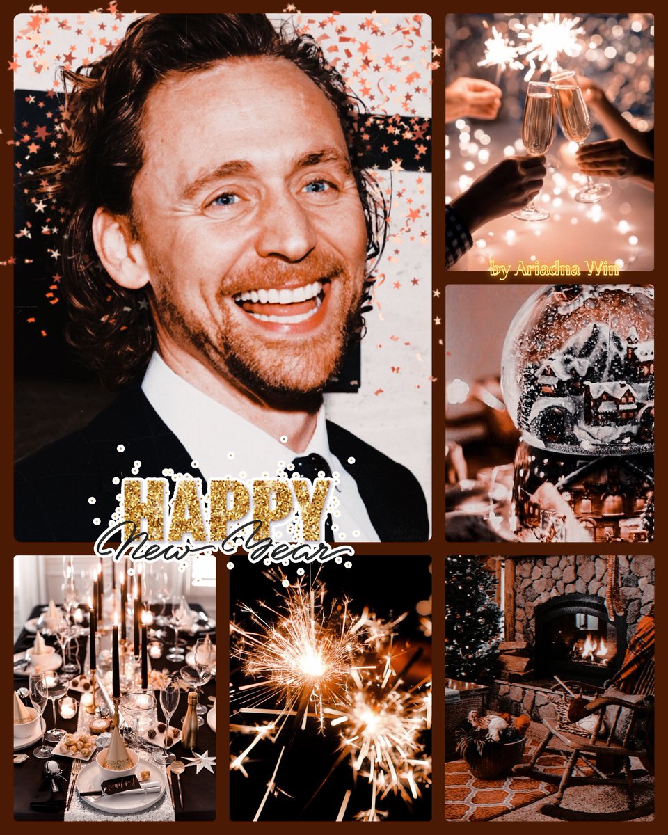 Good evening my sunshine <a href="/twhiddleston/">Tom Hiddleston</a> 
Are you ready for the new year? Happiness, health, inspiration and all the best! That's all you deserve. We are waiting for your new projects, new smiles and our broken hearts again 😜
We love you. Happy New Year! 🤍