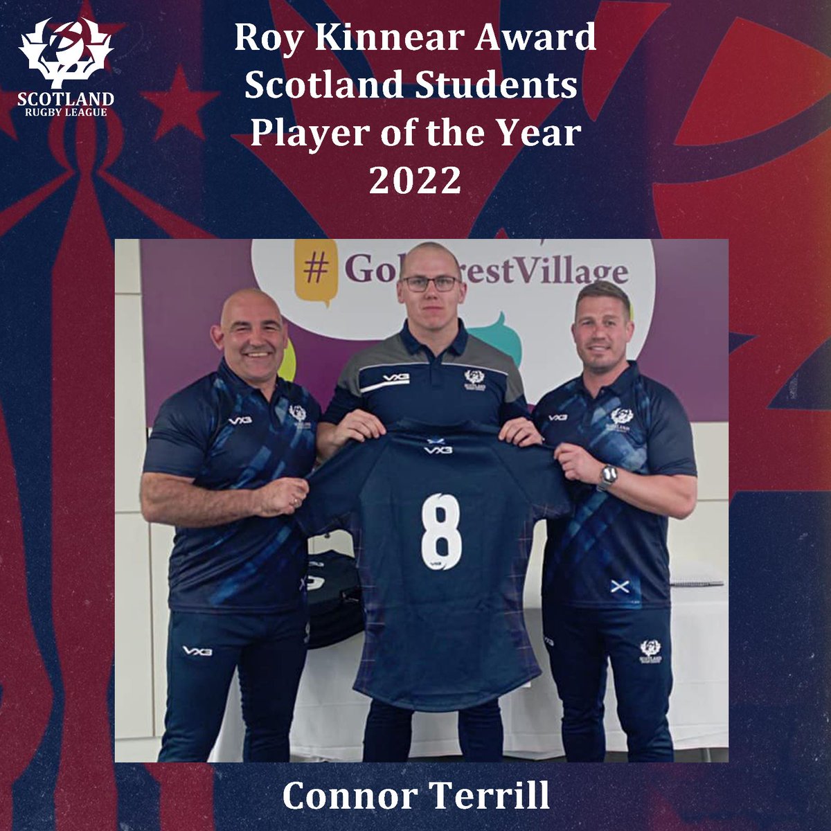 Scotland Rugby League ๐ด๓ ง๓ ข๓ ณ๓ ฃ๓ ด๓ ฟ (@scotlandrl) on Twitter photo The 2022 Roy Kinnear Award for Scotland Students Player of the Year goes to <a href="/BarrowRaiders/">Barrow Raiders</a> <a href="/connor_terrill/">Connor Terrill</a>
scotlandrl.com/2022/12/31/terโฆ
#Bravehearts The 2022 Roy Kinnear Award for Scotland Students Player of the Year goes to <a href="/BarrowRaiders/">Barrow Raiders</a> <a href="/connor_terrill/">Connor Terrill</a>
scotlandrl.com/2022/12/31/terโฆ
#Bravehearts